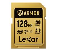 Lexar Professional Gold Armor Tarjeta SD UHS-II V60 R280/W210 MB/s IP68 - 128GB