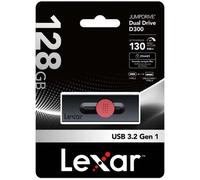 Lexar Memoria USB Dual Negro 128 GB