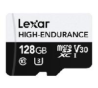 LEXAR 128GB HIGH-ENDURANCE MICROSDHC/MICROSDXC UHS-I CARDS??UP TO 100MB/S READ, 45MB/S WRITE, C10 LMSHGED128G-BCNNG