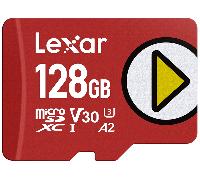 Memoria MicroSD Lexar 128 GB UHS-I U3 V30 A2 205 MB/s Roja