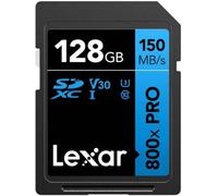 Tarjeta SD Lexar High-Performance 800xPRO 128GB UHS-I 150MB/s V30 U3 Resistente