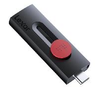 LEXAR 256GB DUAL TYPE-C AND TYPE-A USB 3.2 FLASH DRIVE, UP TO 130MB/S READ LJDD300256G-BNBNG