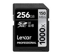 Lexar 256GB SDXC UHS-II Memoria Flash Clase 10 - Tarjeta de Memoria (256 GB, SDXC, Clase 10, UHS, 150 MB/s, Negro)