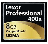 Lexar 400X - Tarjeta de Memoria Profesional UDMA Compact Flash 8 GB