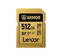 Lexar 512GB ARMOR GOLD UHS-II SDXC Tarjeta De Memoria IP68 R280/W210 (V60)