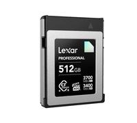 Lexar - LEXAR 512GB PROFESSIONAL CFEXPRESS 4.0 TYPE-B CARD, UP TO 3700MB/S READ 3400MB/S WRITE. VPG 400