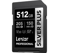Lexar 512GB SDXC Profesional SILVER Plus 1066x UHS-I/U3/A2/4K R205/W150 (V30)