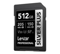 Lexar 512GB SDXC Profesional SILVER Plus 1066x UHS-I/U3/A2/4K R205/W150 (V30)