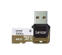 Lexar 64GB Micro SDXC GB 1000x 150MB/S Con Adaptador USB 3.0