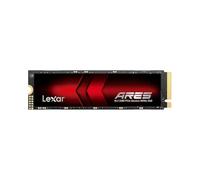 Lexar Ares 4TB SSD, M.2 2280 PCIe Gen4x4 1.4 SSD Interno NVMe, hasta 7.400MB/S Lectura Y 6.500MB/S Escritura, Unidad De Estado Sólido Interna para PS5, PC, Portátil, Gamers, Creadores Y Profesionales