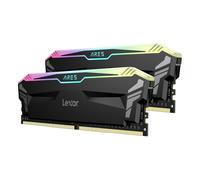 Lexar Ares RGB Memoria RAM DDR4 16GB Kit (8GB x 2) 4000 MHz, DRAM 288-Pin U-DIMM PC Memoria, XMP 2.0 Memoria de Alto Rendimiento, CL18-22-22-42, PC4-32000, Negro (LD4EU008G-R4000GDLA)