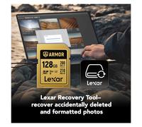Lexar - Armor Gold 128 GB SDXC UHS-II