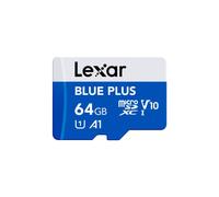 Lexar Blue Plus 64GB - Tarjeta MicroSD + Adaptador