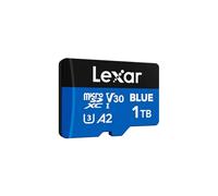 Lexar Blue Tarjeta Micro SD 1TB, hasta 160 MB/s ectura, Tarjeta microSDXC UHS-I, C10, U3, V30, A2, Full-HD 4K, Tarjeta de Memoria de Alta Velocidad para Smartphones/tabletas/cámaras de acción