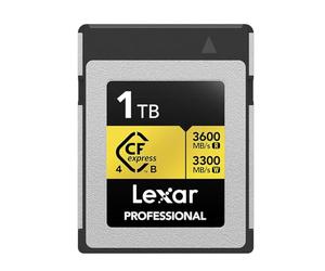 LEXAR Carte CFexpress Pro Type B Gold 4.0 Series 1TB - R3600/W3300MB/s