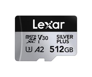 LEXAR Carte microSDXC Silver Plus UHS-1 512GB V30 R205/W150MB/s