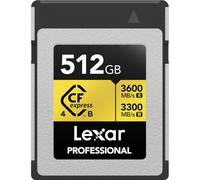 Lexar cf express tipo b 512gb 3600mb/sec gold 4.0