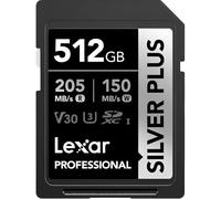 Lexar Professional Silver Plus 512GB - Tarjeta SDXC