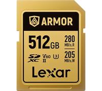 Lexar 512GB ARMOR GOLD UHS-II SDXC Tarjeta De Memoria IP68 R280/W210 (V60)