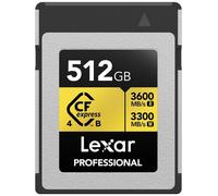 Lexar CFexpress PRO Tipo B serie Gold 4.0 512GB - R3600/W3300MB/s