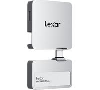 Lexar - Disco SSD portátil Profesional de 1 TB con concentrador, admite Apple ProRes, hasta 1050 MB/s de Lectura y 1000 MB/s de Escritura, USB 3.2 Gen 2, Robusto, Compatible con