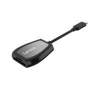 Lexar Lector De Tarjetas SD & MicroSD (LRW470U) Lector De Doble Ranura (USB-C)