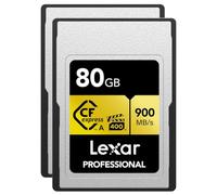 Lexar Gold Series - Tarjeta de memoria CFexpress tipo A profesional de 80 GB, paquete de 2