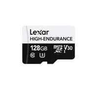 LEXAR 128GB HIGH-ENDURANCE MICROSDHC/MICROSDXC UHS-I CARDS??UP TO 100MB/S READ, 45MB/S WRITE, C10 LMSHGED128G-BCNNG