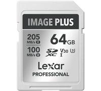 Lexar Image Plus Tarjeta SD UHS-I V30 R205/W150 MB/s - 64GB