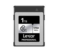 Lexar Tarjeta de Memoria Profesional CFexpress Tipo B Silver 4.0 de 1 TB, para fotógrafos, videógrafos, hasta 3600/3000 MB/s, Video 8K (LCXEXS4001T-RNENG)