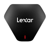 Lexar Lector Profesional 3 en 1 USB 3.1 Multi-Tarjeta (LRW500URBNA) | Compatible con USB 3.1 y 2.0, compatible con versiones anteriores UHS-I, incluye cable USB-C/A, LRW500URBNA