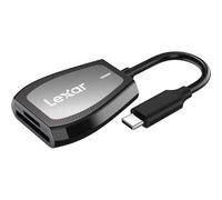 Lector profesional de doble ranura USB-C de Lexar
