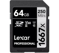 Lexar LESDMI64GB-1000 Micro SDXC Clase 10 UHS-II U3 microSDXC