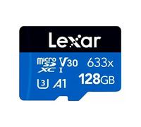 Lexar 633x 64GB MicroSDHC UHS-I Clase 10 memoria flash - Tarjeta de memoria (64 GB, MicroSDHC, Clase 10, UHS-I, 95 MB/s, Negro, Azul)