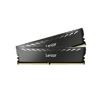 Lexar Memoria de escritorio THOR DDR4 RAM 3200MT/s CL16 1.35V con disipador de calor, AMD Ryzen e Intel XMP 2.0, color negro (LD4U16G32C16LG-RUD)