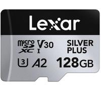 Lexar Silver Plus 128GB C10 - Tarjeta MicroSDXC + Adaptador