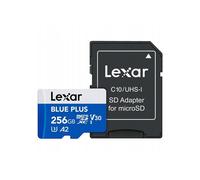 Lexar microSDHC Blue Plus UHS-I con adaptador SD, hasta 170 Mo/s en lectura C10/A2/U3 (V30) 256 Go