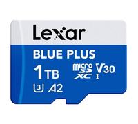Lexar microSDXC Blue Plus UHS-I V30 Lectura 170 MB/s con adaptador SD 1 TB