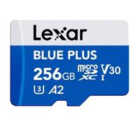 Lexar microSDXC Blue Plus UHS-I V30 Lectura 170 MB/s con adaptador SD 256 GB
