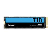 Lexar NM710 500GB SSD interno, M.2 2280 PCIe Gen4x4 NVMe, hasta 5000 MB/s de lectura, 2600 MB/s de escritura, unidad interna de estado sólido para PC, computadora portátil (LNM710X500G-RNNNG)