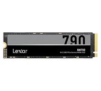 Lexar NM790 SSD Interno 1TB, M.2 2280 PCIe Gen4x4 NVMe SSD, Hasta 7400 MB/s de Lectura, 6500 MB/s de Escritura, Unidad de Estado Sólido para PS5, PC, computadora portátil (LNM790X001T-RNNNG)