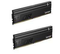 Lexar OC DDR5 RAM 64GB Kit (2x32GB) 6000 MHz CL40, Memoria de Escritorio UDIMM de 288 Pines para Intel XMP 3.0/AMD Expo, DRAM para PC para Juegos, IA, 1.35V, Negro