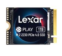 Lexar PLAY 2230 PCIe 4.0 1TB SSD Interno, M.2 PCIe Gen4x4 SSD, lectura de hasta 5200MB/s, escritura de 4700MB/s, unidad deestado sólido interna compatible Steam Deck, ASUS ROG Ally (LNMPLAY001T-RNNNG)