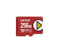 Lexar Play Tarjeta Micro SD 256GB, microSDXC UHS-I, hasta 205 MB/s lectura,140 MB/s escritura, Clase 10, U3, V30, A2, Vídeo 4K, Tarjeta de alta velocidad para Switch/Portable Gaming Devices/Smartphone