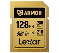 Lexar Professional Gold Armor Tarjeta SD UHS-II V60 R280/W210 MB/s IP68 - 128GB