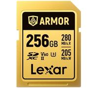 Lexar Pro Oro Armor 256GB SDXC UHS-II V60 - R280/W210 MB/s - IP68