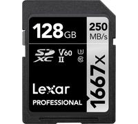 Lexar Pro Plata 128GB SDXC V60 UHS-II - R120/W250 MB/s