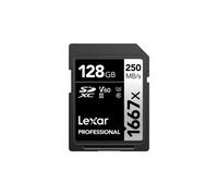 Lexar SDXC Profesional Tipo Plata - 1667x 250MB/s V60 II 128 GB