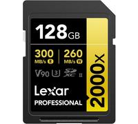 Lexar Professional 2000x SDXC UHS-II V90 U3 128GB 300MB/s LSD2000128G-BNNNG