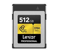 Lexar Professional 512GB CFexpress Tarjeta, Type B Tarjeta CF, hasta 1750 MB/s de Lectura, Adopte PCIe 3.0 y NVMe, Tarjeta de Memoria para fotógrafo Profesional, videógrafo (LCXEXPR512G-RNENG)